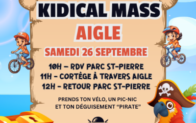 KIDICAL MASS #6 : samedi 26 septembre 2026 à Aigle
